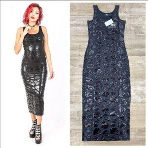 Iron Fist Skullz Club Maxi Dress, M NWT